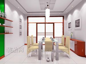 客廳玻璃門隔斷圖